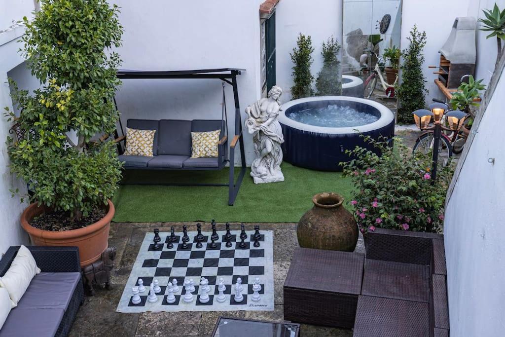 Unique Tiny Smart Home With Private Garden, Jacuzzi, Ps5, Cinema Projector - Sintra Wow מראה חיצוני תמונה